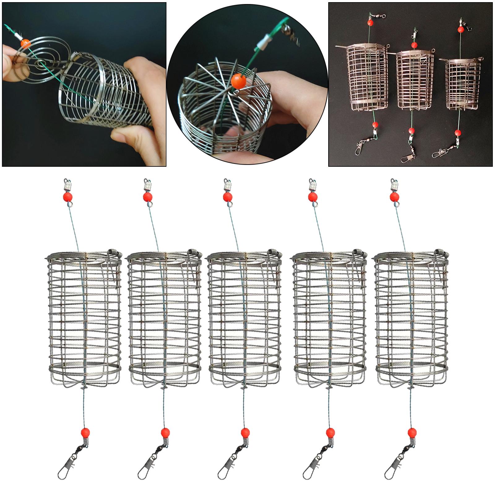 5x Solid Fishing Feeder Cage T - đánh giá và giá Fishing Lure Topwater