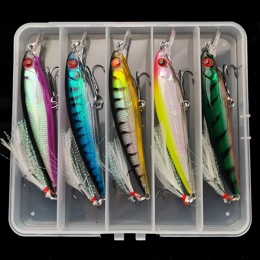 5pcs/box Laser 3D Eyes Bionic  - đánh giá và giá Fishing Lure Box