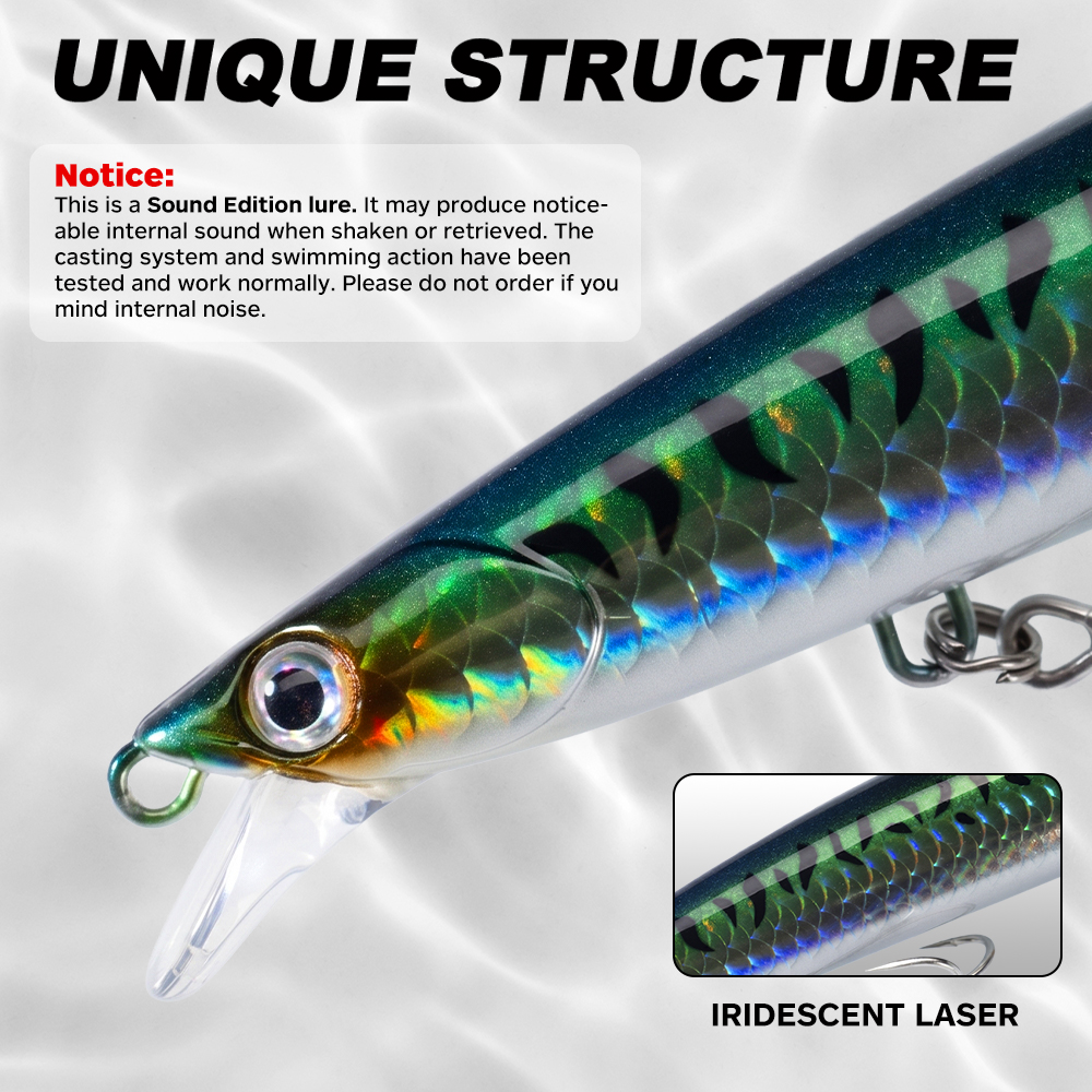 Hunthouse Sound Edition Minnow - đánh giá và giá Fishing Lure Topwater