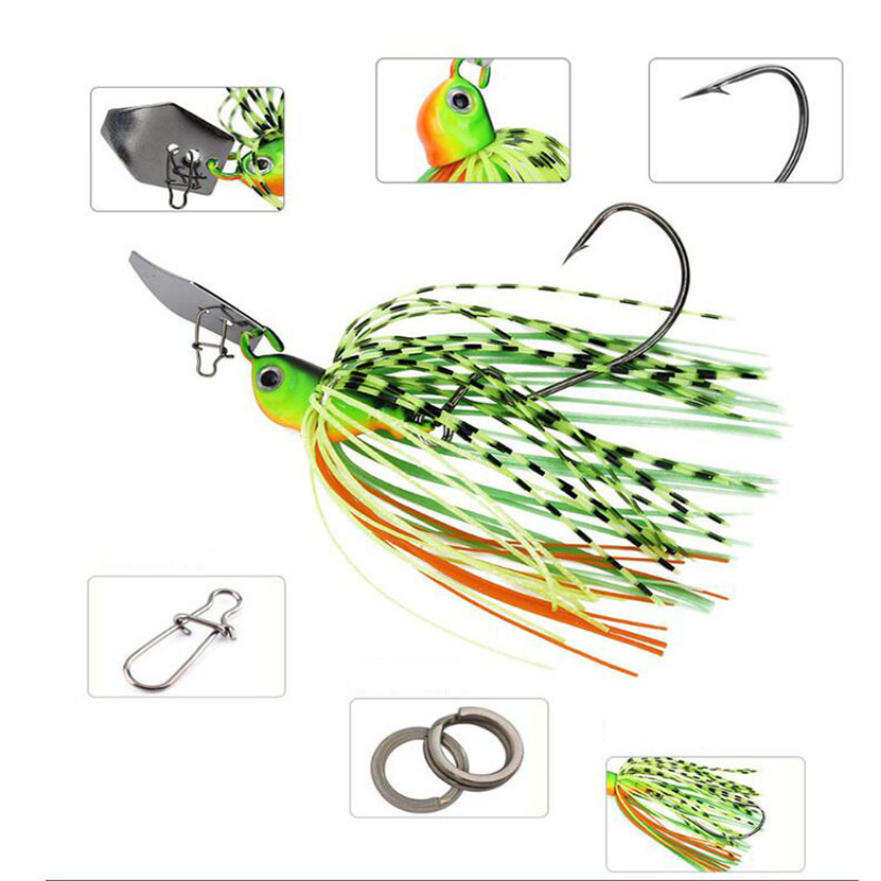 Chatter Bait 7g 9g 11g 14g 21g - đánh giá và giá Fishing Lure Spinnerbait