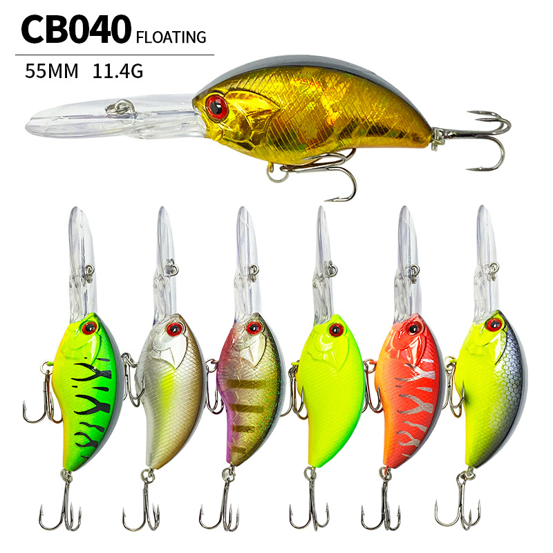 55MM 11.4G Crankbait Fishing L - đánh giá và giá Fishing Lure Jerkbait