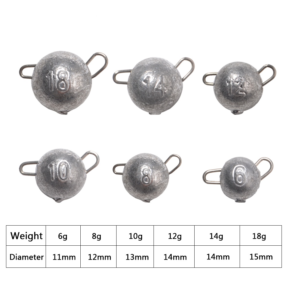 FTK 5pcs Supercontinent Sinker - đánh giá và giá Fishing Lure Jig