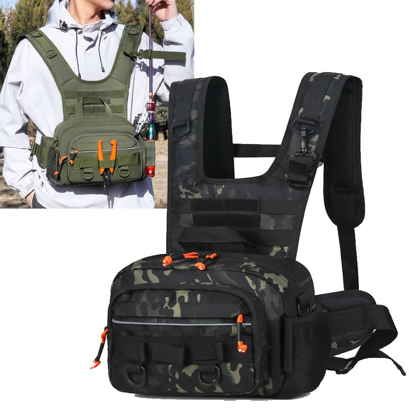 Men Chest Bag Tactical Fishing - đánh giá và giá Fishing Lure Box