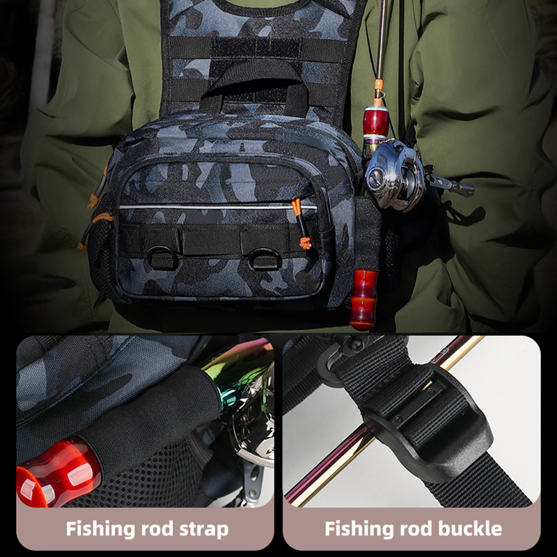 Men Chest Bag Tactical Fishing - đánh giá và giá Fishing Lure Box