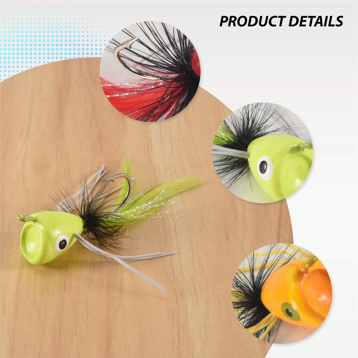 10PCS Fly Fishing Poppers,Topw - đánh giá và giá Fishing Lure Topwater