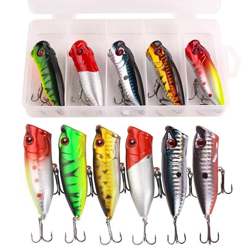 6pcs 6colors（opp bag）/5pcs 5co - đánh giá và giá Fishing Lure Topwater