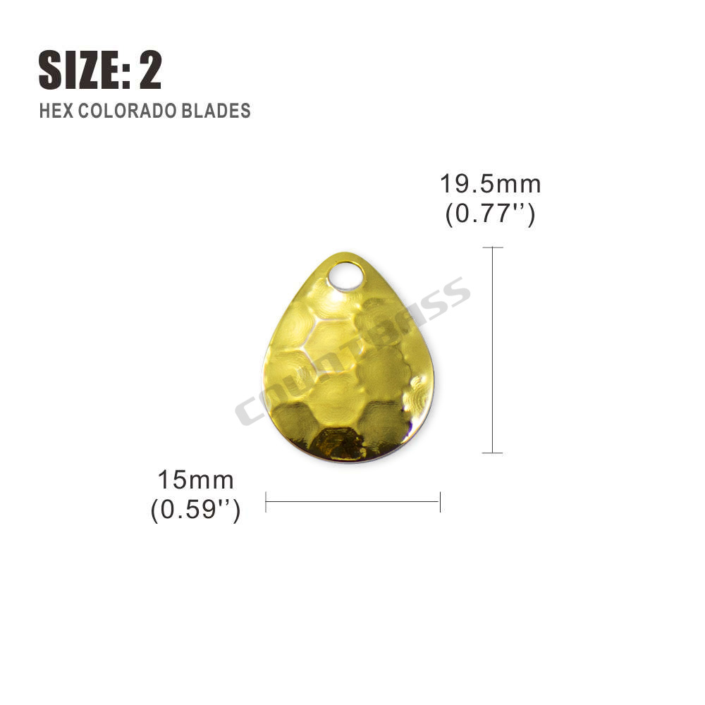 Bộ 50 Size 2-5 Vàng Mạ Thép Kh - đánh giá và giá Fishing Lure Spinner