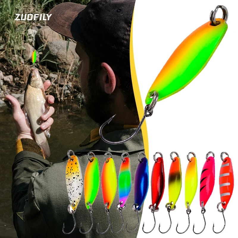 Micro Fishing Lure Metal Spoon - đánh giá và giá Fishing Lure Blade Bait