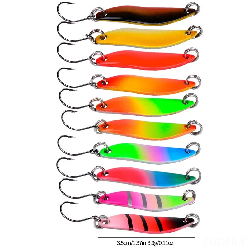 Micro Fishing Lure Metal Spoon - đánh giá và giá Fishing Lure Blade Bait