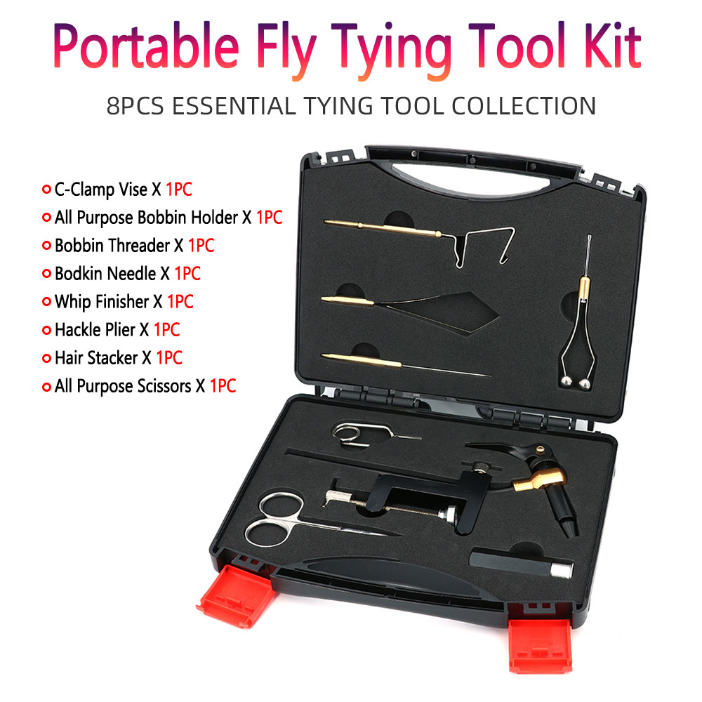 8pc/Set Hardened Steel C-Clamp - đánh giá và giá Fishing Lure Making Kit