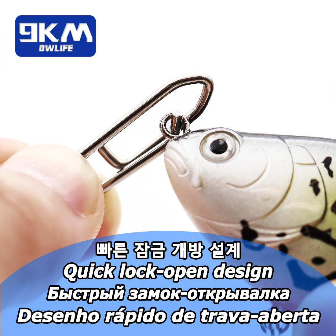 9KM Fishing Snap Kit 110pcs St - đánh giá và giá Fishing Lure Kit