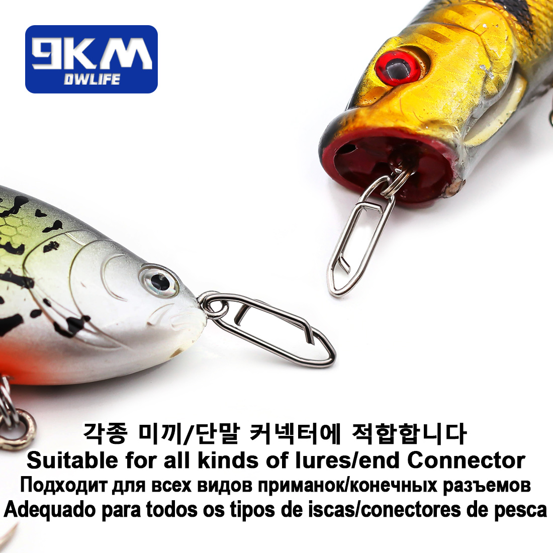 9KM Fishing Snap Kit 110pcs St - đánh giá và giá Fishing Lure Kit