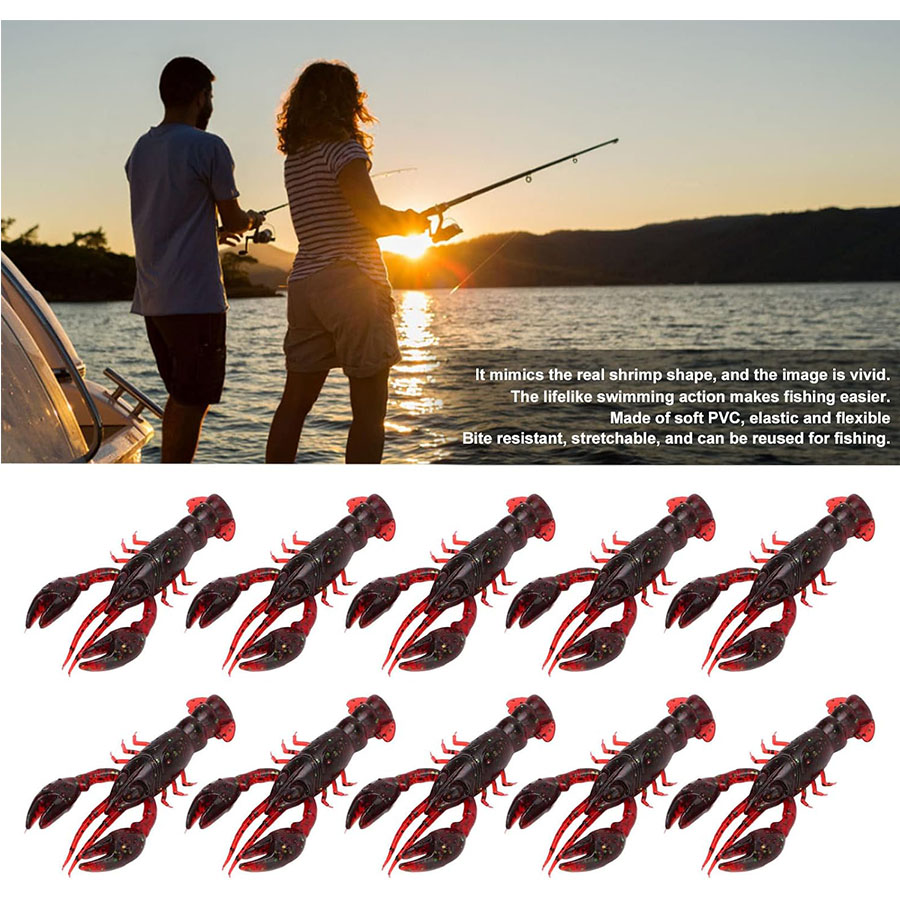 20pcs Crawfish Artificial Bait - đánh giá và giá Fishing Lure Spinnerbait