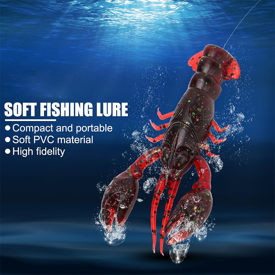 20pcs Crawfish Artificial Bait - đánh giá và giá Fishing Lure Spinnerbait