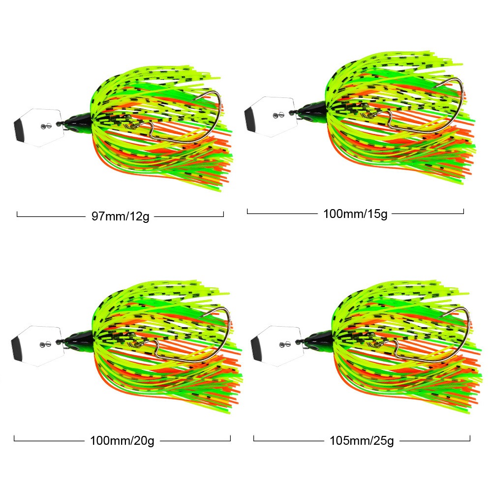 12G/15G/20G/ Chatter Bait Spin - đánh giá và giá Fishing Lure Buzzbait