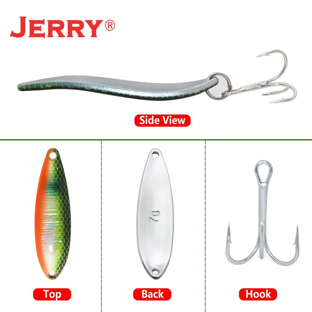 Jerry JD Nhân Tạo Thìa Dụ 7G 1 - đánh giá và giá Fishing Lure Spinnerbait