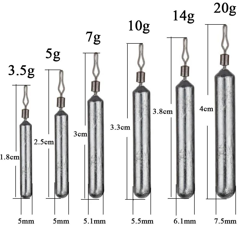 45pcs/box Fishing Weight 3.5g  - đánh giá và giá Fishing Lure Box