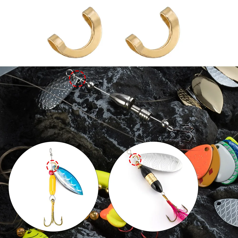 100pcs Fishing U Shaped Fixed  - đánh giá và giá Fishing Lure Spinnerbait