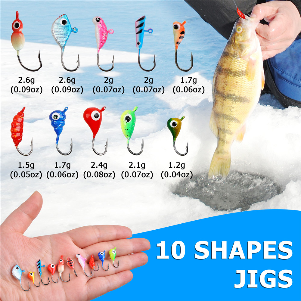 Mini ice fishing rod Combo wit - đánh giá và giá Fishing Lure Jig