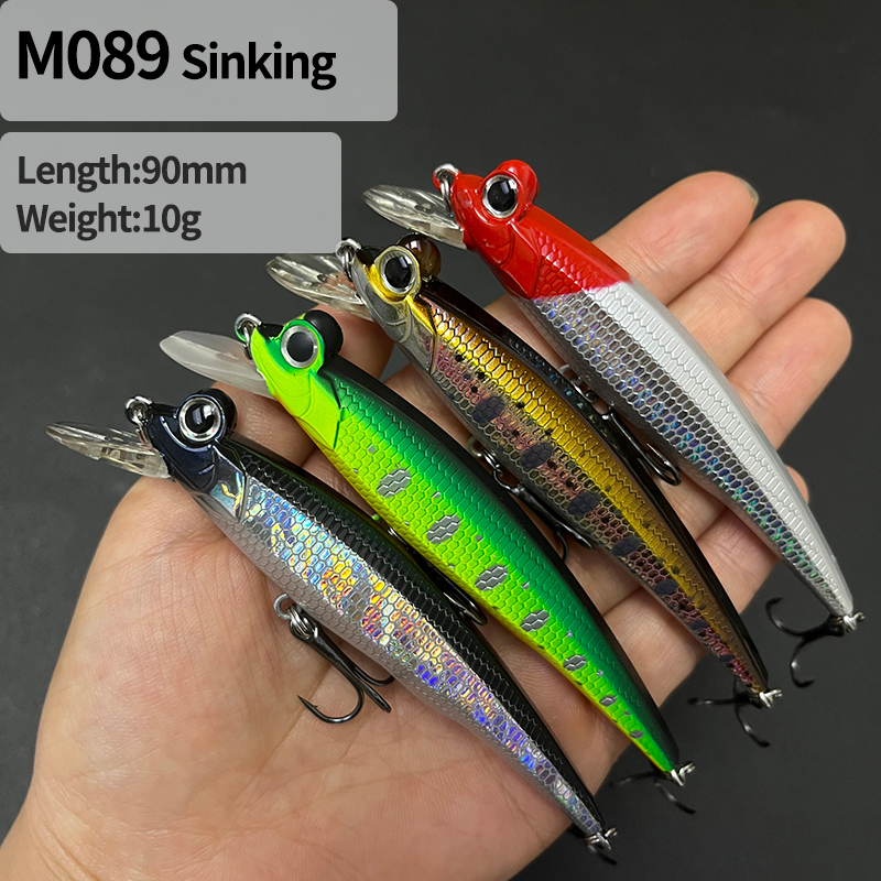 90mm 10g Slow Sinking Jerkbait - đánh giá và giá Fishing Lure Jerkbait
